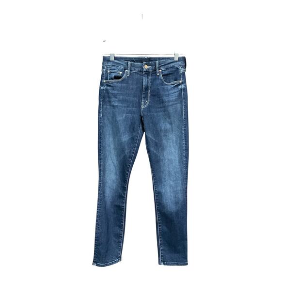 Mother The Looker Crop Jeans Women 26 Blue - Picture 1 of 5